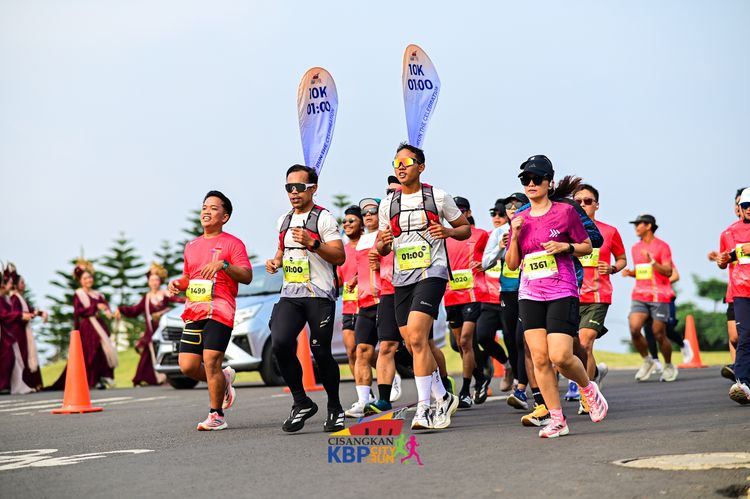 Race photo from CISANGKAN KBP CITY RUN 2025