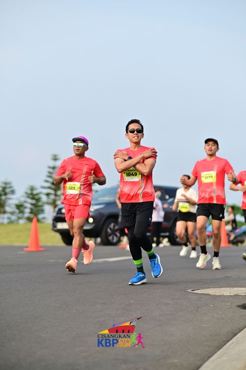Race photo from CISANGKAN KBP CITY RUN 2025
