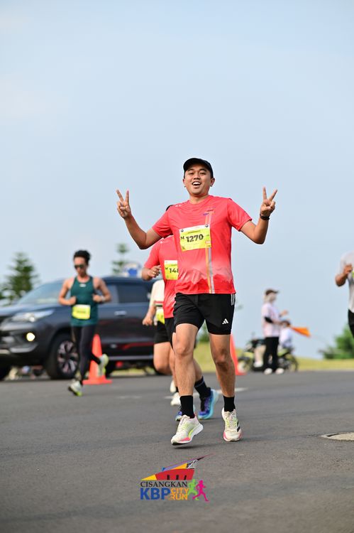 Race photo from CISANGKAN KBP CITY RUN 2025