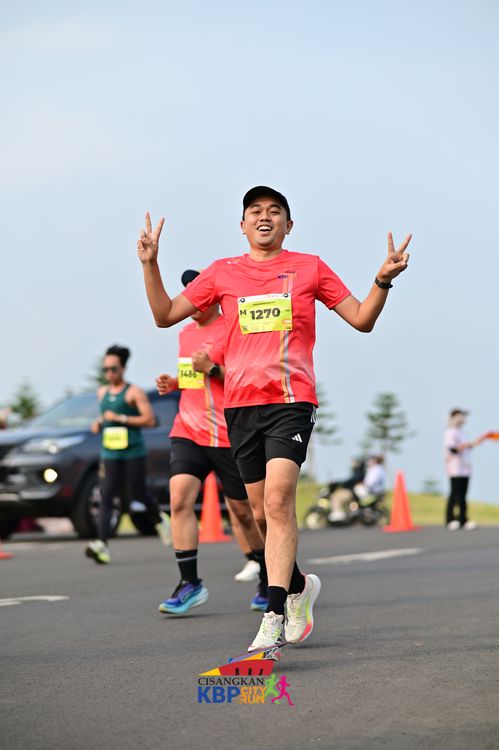 Race photo from CISANGKAN KBP CITY RUN 2025