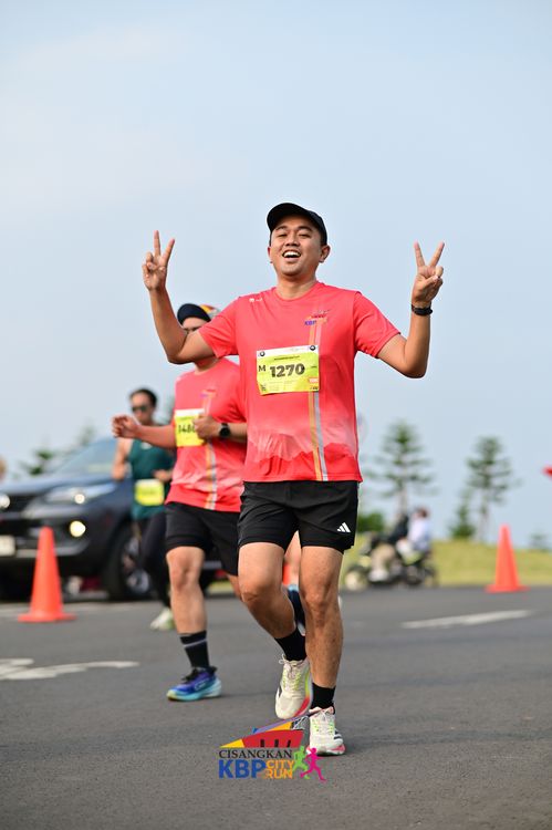 Race photo from CISANGKAN KBP CITY RUN 2025
