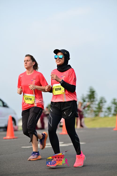 Race photo from CISANGKAN KBP CITY RUN 2025