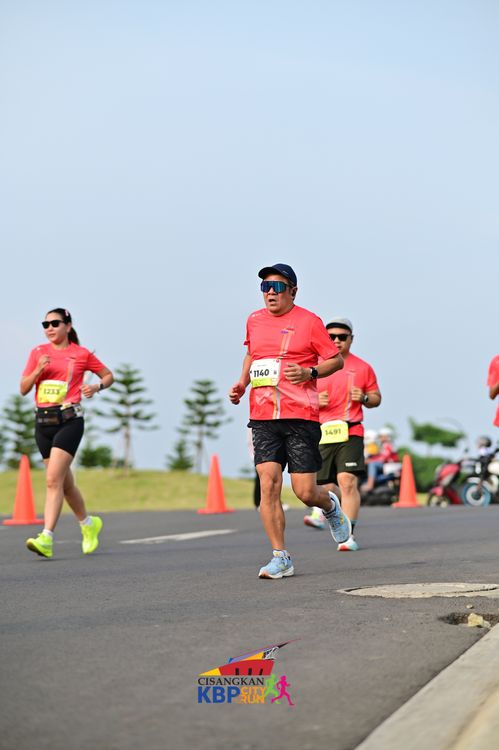 Race photo from CISANGKAN KBP CITY RUN 2025