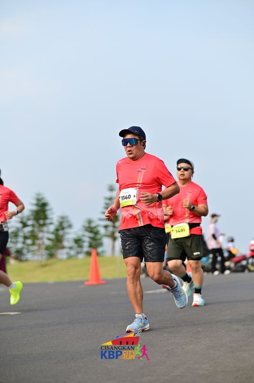 Race photo from CISANGKAN KBP CITY RUN 2025
