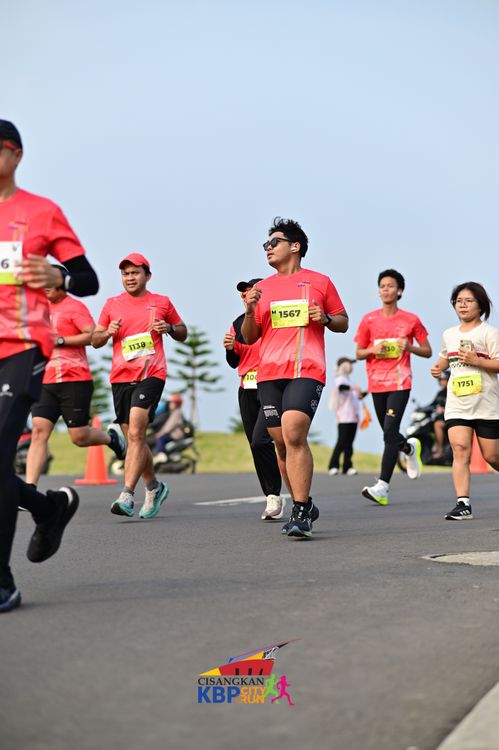 Race photo from CISANGKAN KBP CITY RUN 2025