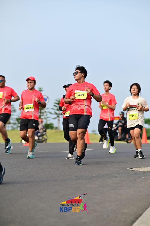 Race photo from CISANGKAN KBP CITY RUN 2025