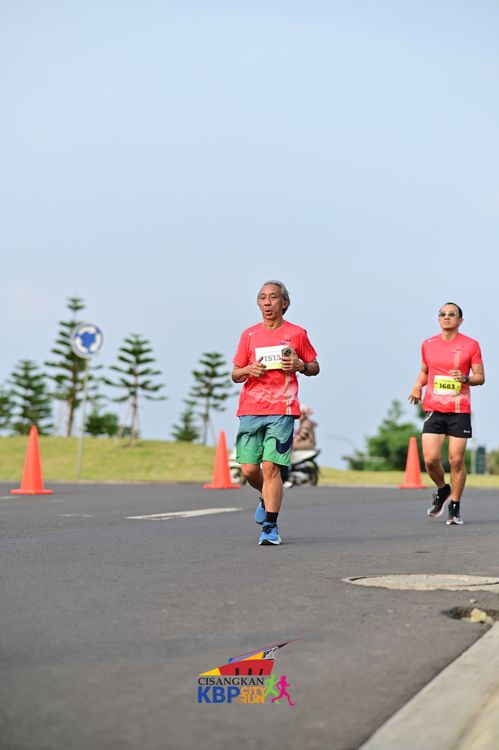 Race photo from CISANGKAN KBP CITY RUN 2025