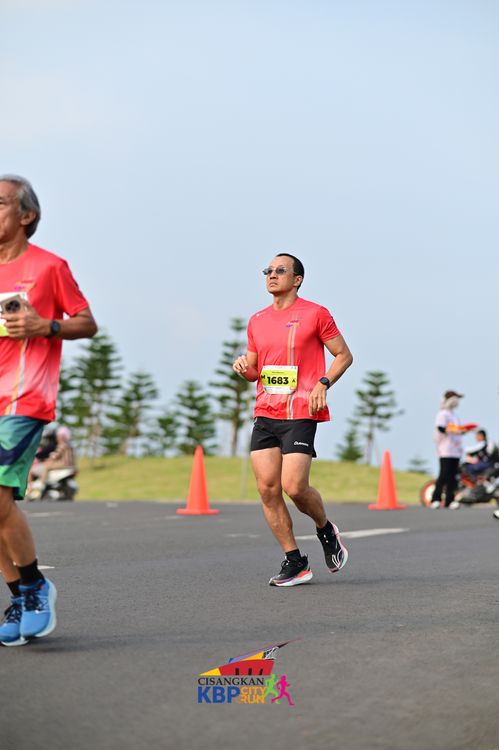 Race photo from CISANGKAN KBP CITY RUN 2025