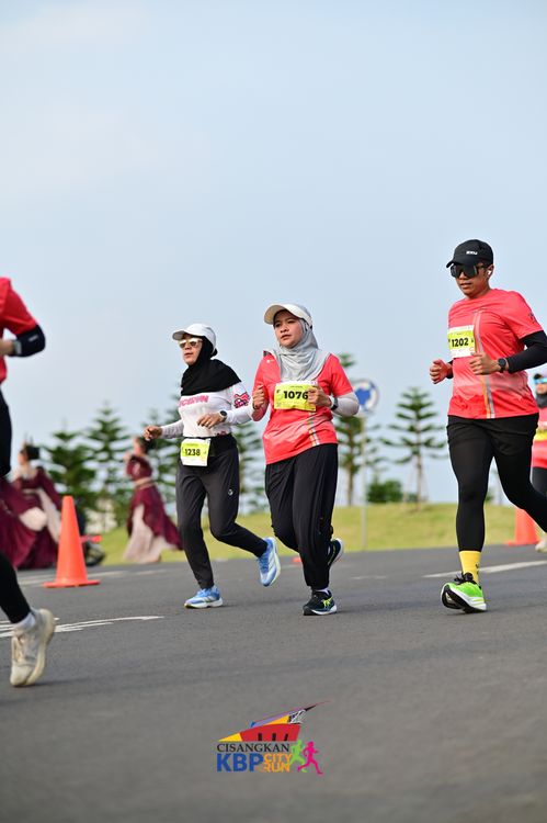 Race photo from CISANGKAN KBP CITY RUN 2025