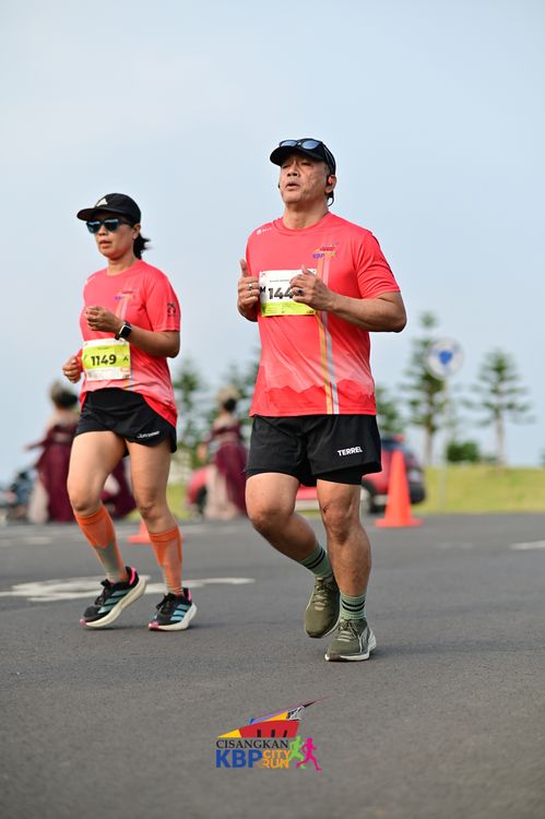 Race photo from CISANGKAN KBP CITY RUN 2025