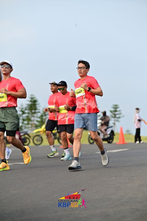 Race photo from CISANGKAN KBP CITY RUN 2025