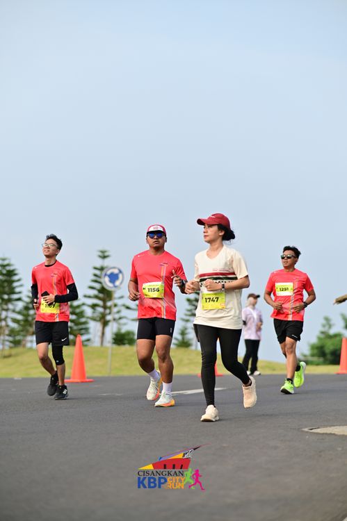 Race photo from CISANGKAN KBP CITY RUN 2025