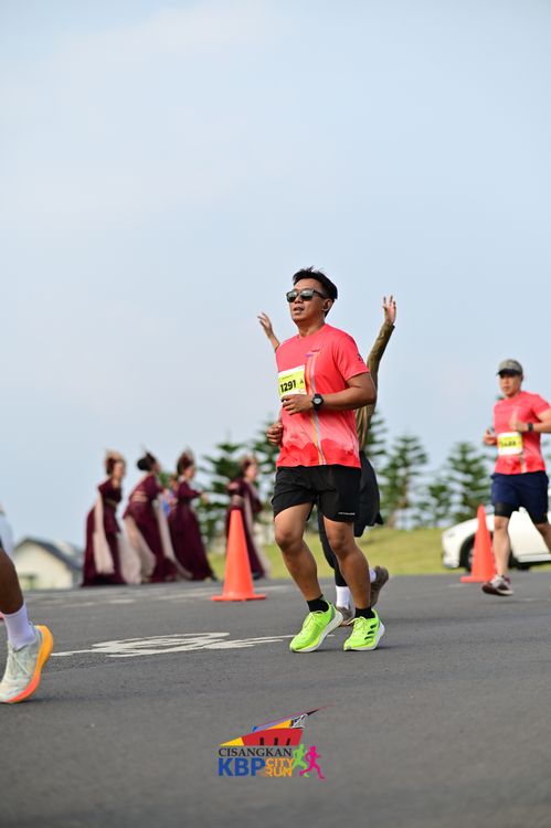 Race photo from CISANGKAN KBP CITY RUN 2025