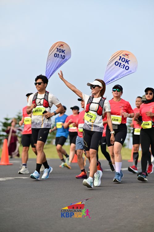 Race photo from CISANGKAN KBP CITY RUN 2025