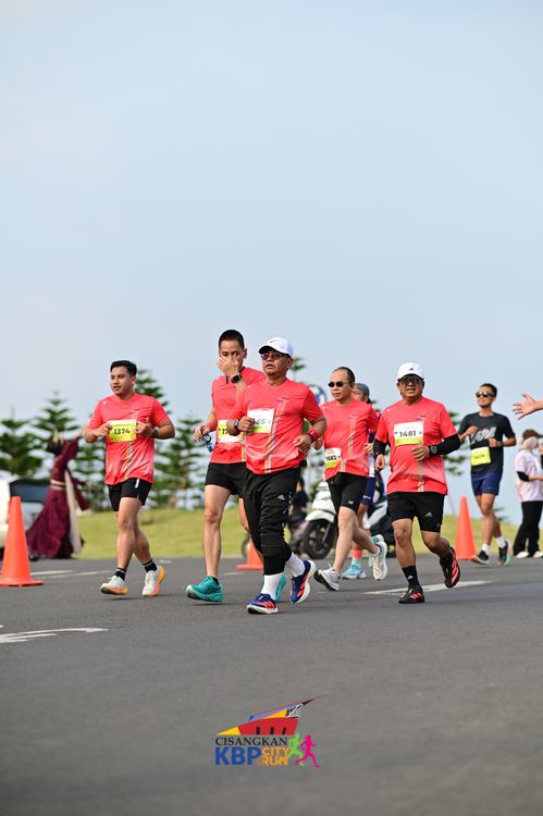 Race photo from CISANGKAN KBP CITY RUN 2025
