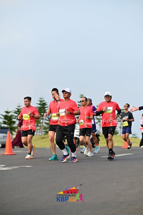 Race photo from CISANGKAN KBP CITY RUN 2025
