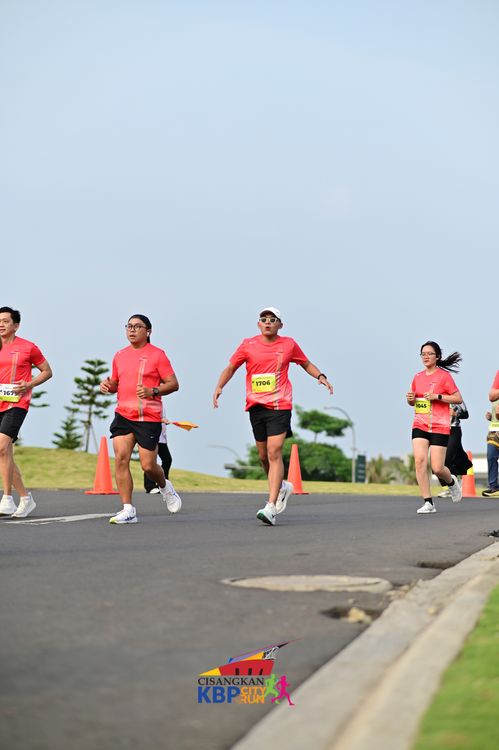 Race photo from CISANGKAN KBP CITY RUN 2025