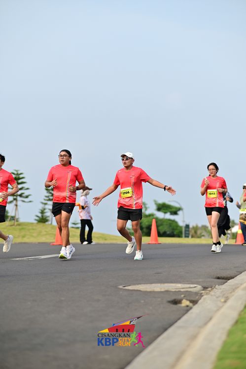 Race photo from CISANGKAN KBP CITY RUN 2025