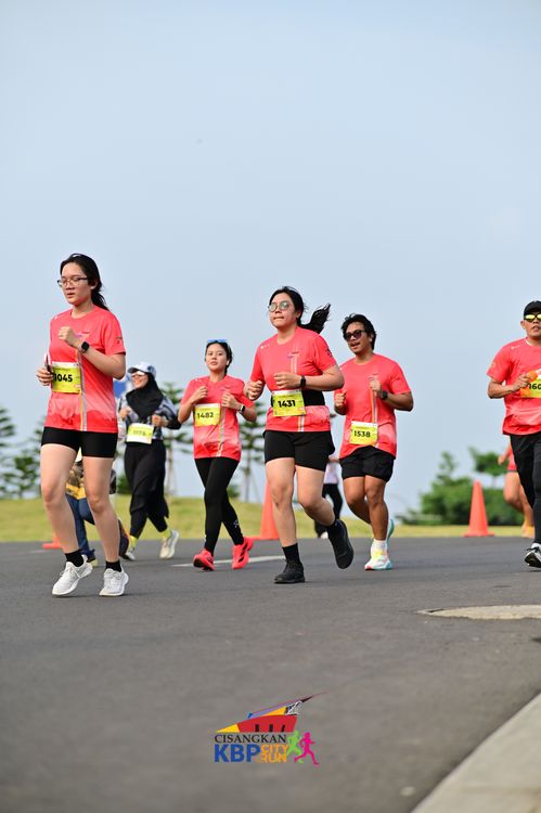 Race photo from CISANGKAN KBP CITY RUN 2025