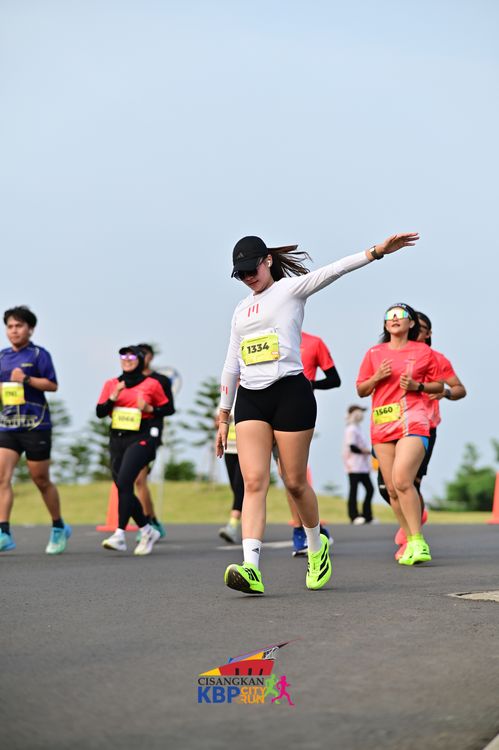 Race photo from CISANGKAN KBP CITY RUN 2025