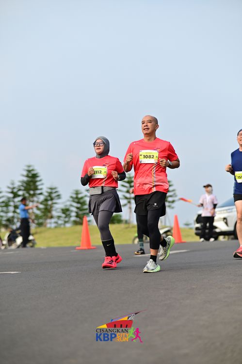 Race photo from CISANGKAN KBP CITY RUN 2025