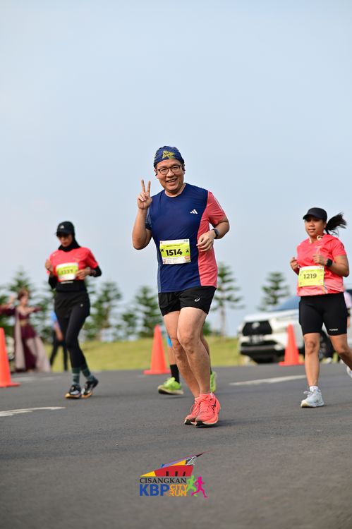 Race photo from CISANGKAN KBP CITY RUN 2025