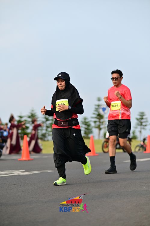 Race photo from CISANGKAN KBP CITY RUN 2025