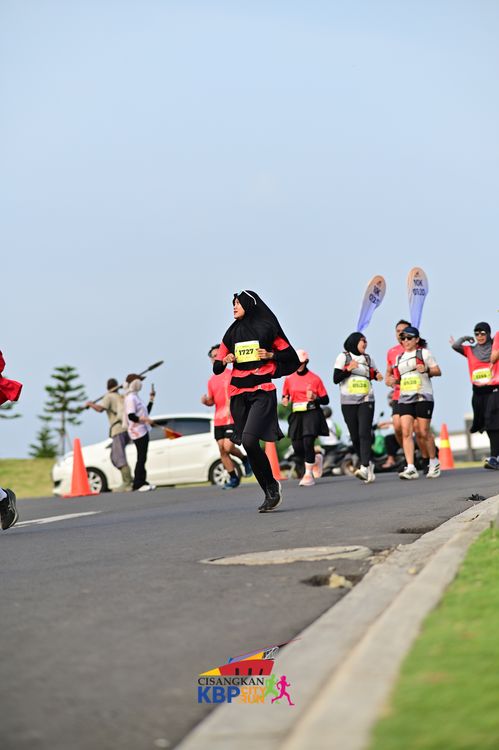 Race photo from CISANGKAN KBP CITY RUN 2025
