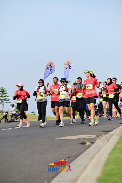 Race photo from CISANGKAN KBP CITY RUN 2025