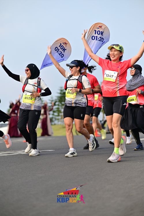 Race photo from CISANGKAN KBP CITY RUN 2025