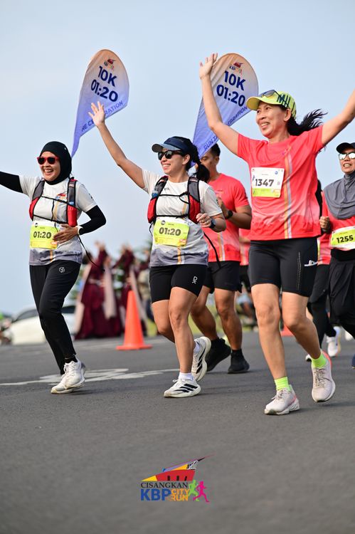 Race photo from CISANGKAN KBP CITY RUN 2025