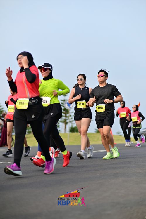 Race photo from CISANGKAN KBP CITY RUN 2025
