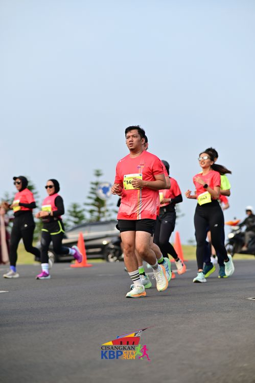 Race photo from CISANGKAN KBP CITY RUN 2025