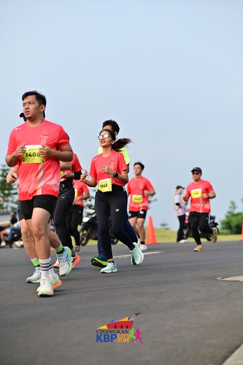 Race photo from CISANGKAN KBP CITY RUN 2025