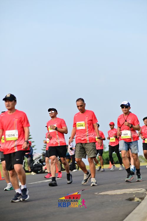 Race photo from CISANGKAN KBP CITY RUN 2025