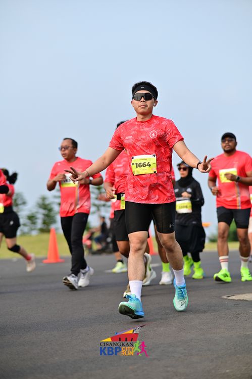 Race photo from CISANGKAN KBP CITY RUN 2025