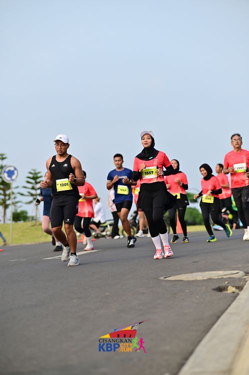 Race photo from CISANGKAN KBP CITY RUN 2025