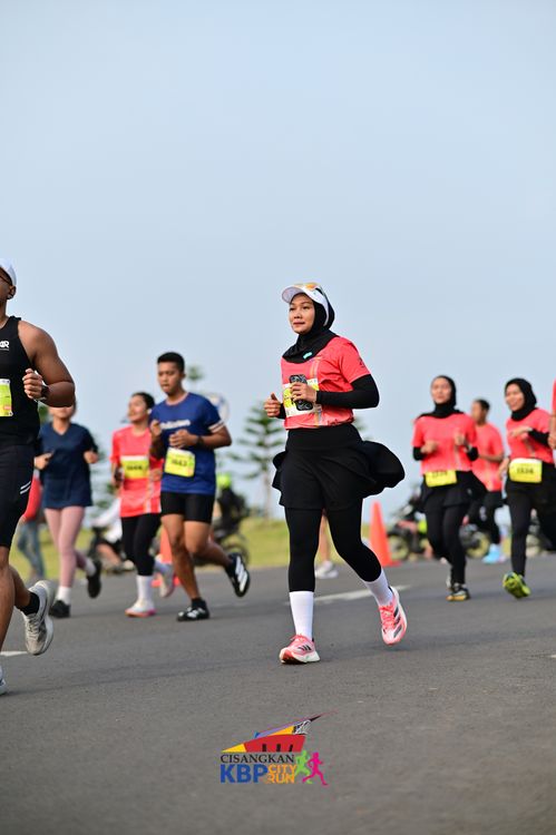 Race photo from CISANGKAN KBP CITY RUN 2025