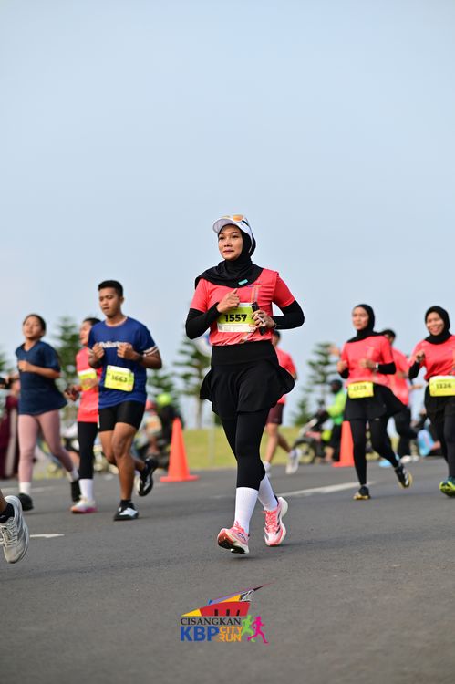 Race photo from CISANGKAN KBP CITY RUN 2025