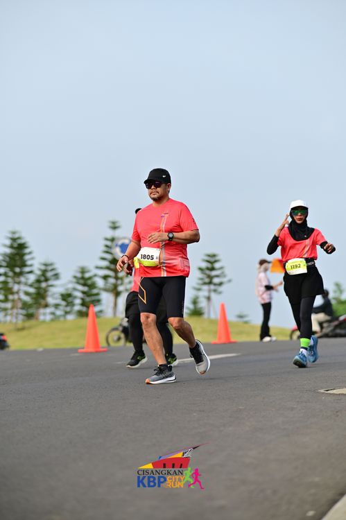 Race photo from CISANGKAN KBP CITY RUN 2025