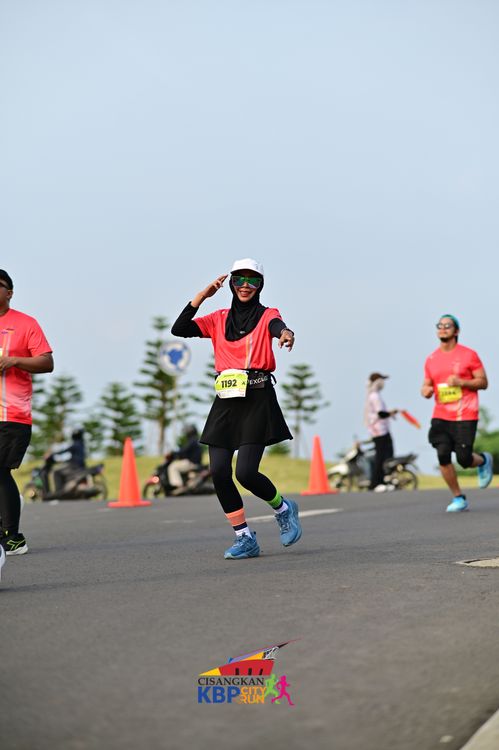 Race photo from CISANGKAN KBP CITY RUN 2025