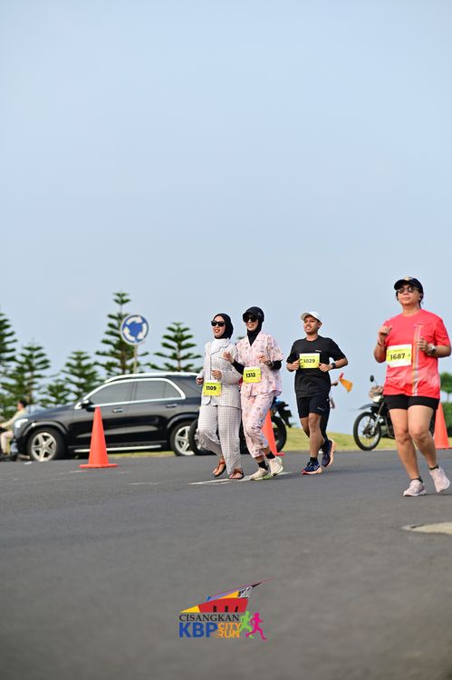 Race photo from CISANGKAN KBP CITY RUN 2025
