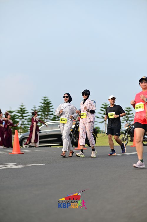 Race photo from CISANGKAN KBP CITY RUN 2025
