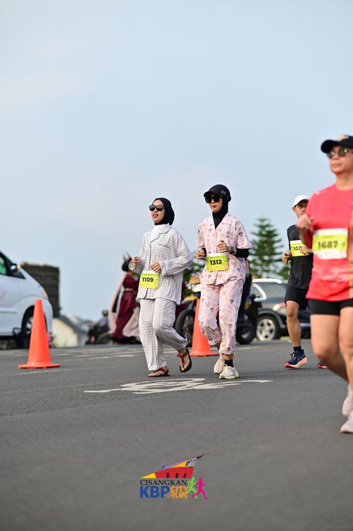 Race photo from CISANGKAN KBP CITY RUN 2025