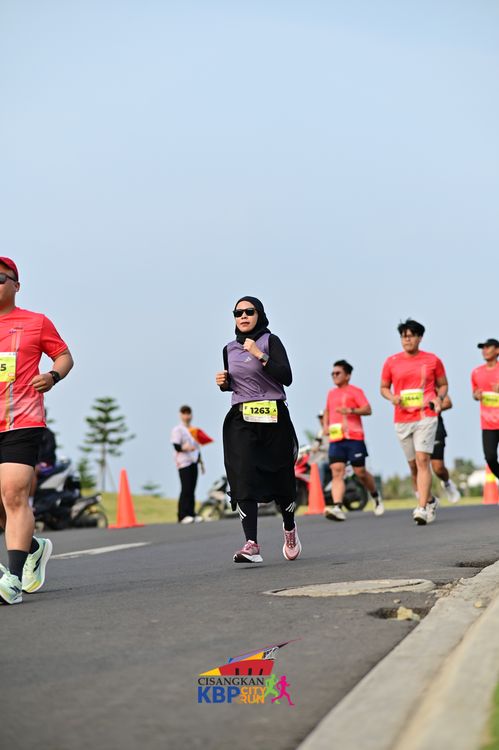 Race photo from CISANGKAN KBP CITY RUN 2025