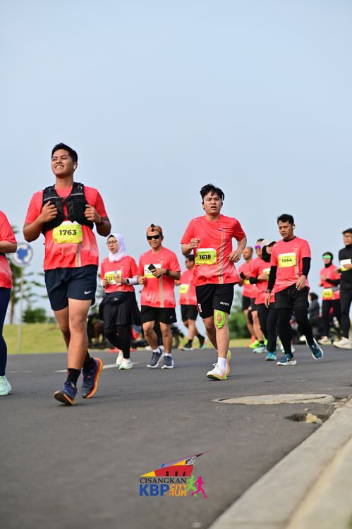Race photo from CISANGKAN KBP CITY RUN 2025
