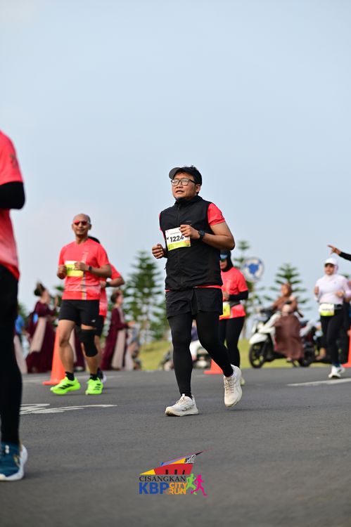 Race photo from CISANGKAN KBP CITY RUN 2025