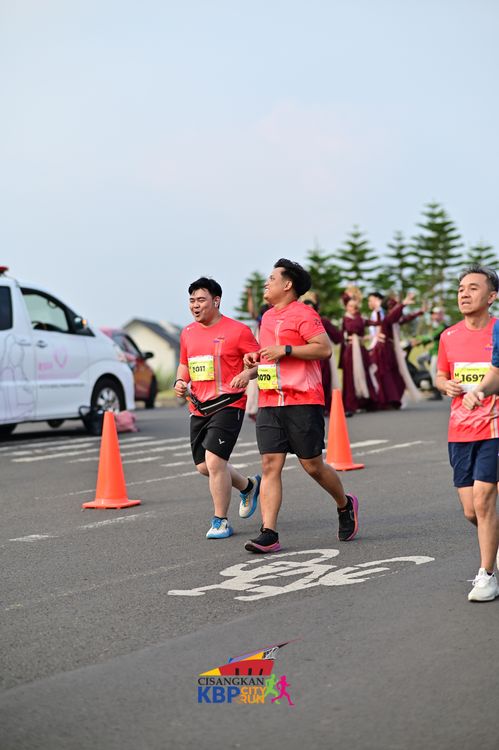 Race photo from CISANGKAN KBP CITY RUN 2025