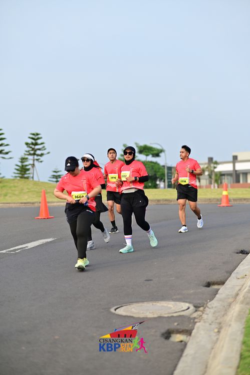 Race photo from CISANGKAN KBP CITY RUN 2025
