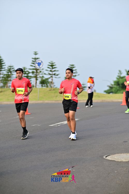 Race photo from CISANGKAN KBP CITY RUN 2025